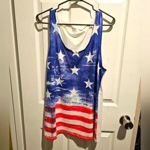 Woman's American Flag Tank Top